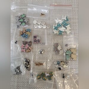 Living Locket Petite Memory Charms Floating NWOT Lot Of 85 Pieces Jewelry